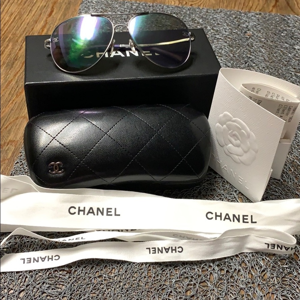❌SOLD❌ Chanel Aviator Sunglasses